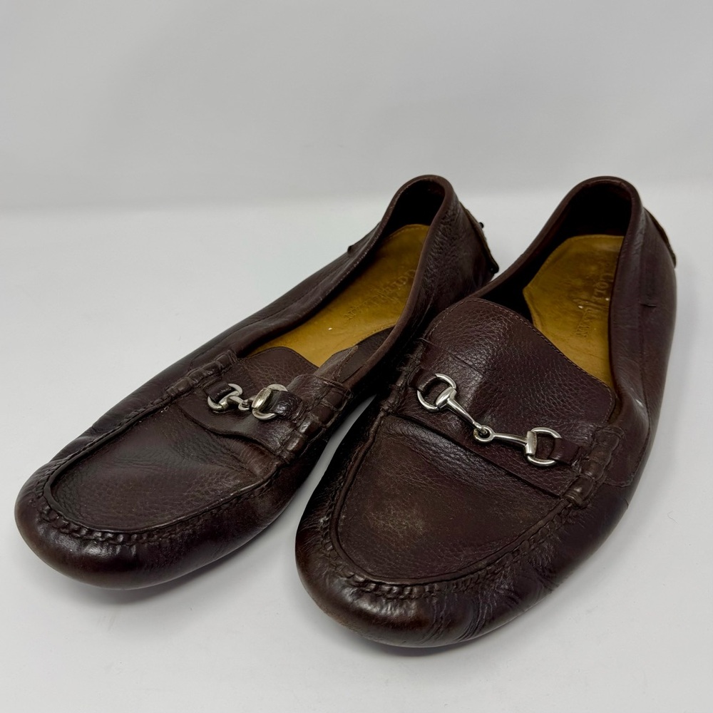Cole Haan | Men’s Brown Leather Slip-On Driving Loafers, Size 13 - GUC